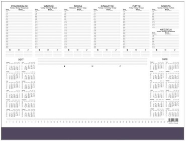 Kalendarz 2017 Biurkowy Biuwar BESKIDY