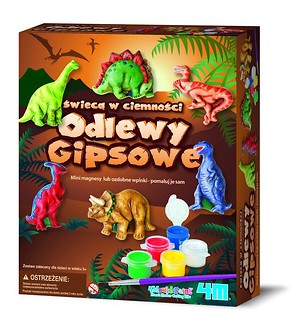 Odlewy gipsowe - Dinozaury 4M