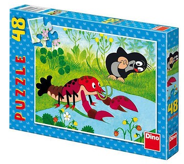 Puzzle 48 Krecik i rak DINO