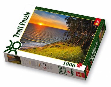 Puzzle 1000 Bałtyk o zachodzie słońca TREFL