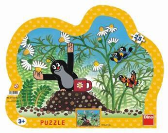 Puzzle 25 Krecik z kubkiem DINO