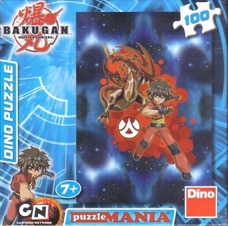 Puzzle 100 Bakugan Dan and Drago DINO