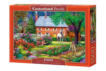 Puzzle 1500 Słodki ogród CASTOR