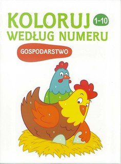 Koloruj według numeru Gospodarstwo