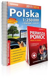 Polska 2017/2018 atlas sam. 1:250 000 + Pierwsza..