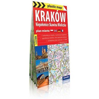 Plastic map Kraków, Niepołomice, Skawina Wieliczka