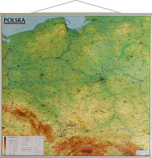 Polska. Mapa Ogólnogeograficzna (listwa)