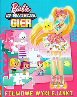 Filmowe wyklejanki. Barbie w świecie gier