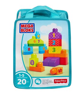 Mega Bloks ECO torba z klockami Cyferki