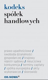 Kodeks spółek handlowych 30 stycznia 2017 (folia)