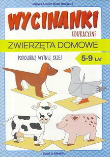 Wycinanki edukacyjne. Zwierzęta domowe LITERAT