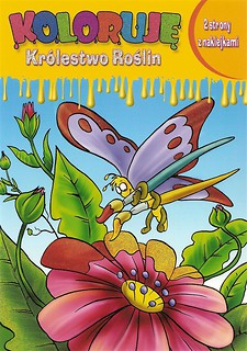 Koloruję Królestwo Roślin - Motyl