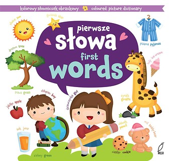 Pierwsze słowa. First words. Piktogramy