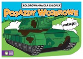 Kolorowanki dla chłopców.Pojazdy wojskowe