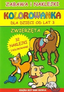 Kolorowanka dla dzieci od lat 3. Zwierzęta