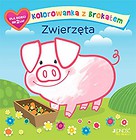 Kolorowanka z brokatem. Zwierzęta