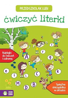 Przedszkolak lubi ćwiczyć literki