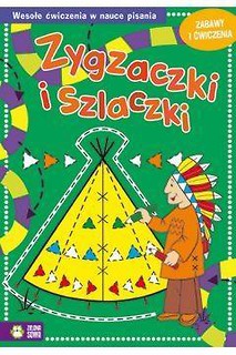 Zygzaczki i szlaczki. Zabawy i ćwiczenia. Zielone