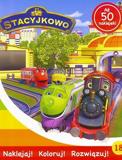 Stacyjkowo. Naklejaj! Koloruj! Rozwiązuj! nr 18