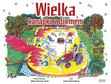 Wielka kanapka z dżemem