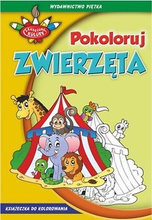 Zakręcone kolory. Pokoloruj zwierzęta