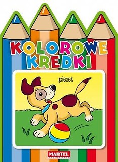 Kolorowe kredki - Pieski