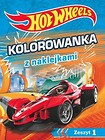 Hot Wheels Kolorowanka z naklejkami. Zeszyt 1