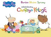 Świnka Peppa. Odwiedzamy chorego kolegę