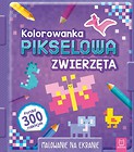 Kolorowanka pikselowa z naklejkami. Zwierzęta