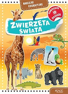 Naklejki edukacyjne. Zwierzęta świata