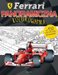 Ferrari. Wesoła kolorowanka z naklejkami