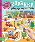 Naklejam - odklejam. Koparka pracuje na budowie