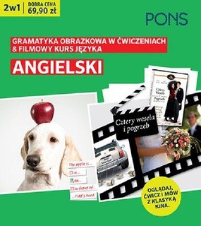 Gramatyka obrazkowa/filmowy kurs. Angielski 2w1