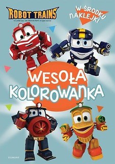 Robot Trains. Wesoła kolorowanka