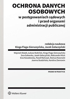 Ochrona danych osobowych w postępowaniach...