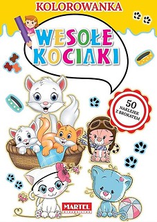 Kolorowanka. Wesołe kociaki