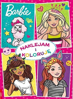 Barbie. Naklejam i Koloruję