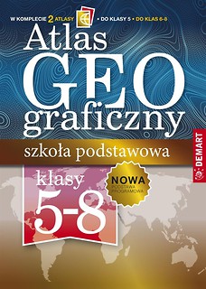 Pakiet: Atlas geog. Szkoła podstawowa 5 -8 klasa