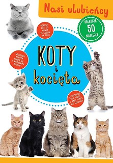 Kolekcja 50 naklejek. Koty i kocięta