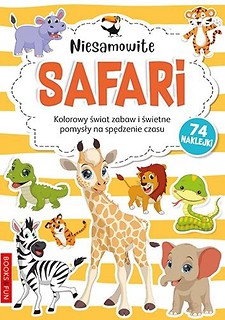 Kolorowanka z naklejkami -  Niesamowite Safari