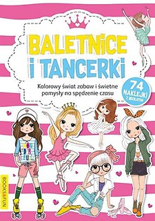 Kolorowanka z naklejkami - Baletnice i Tancerki