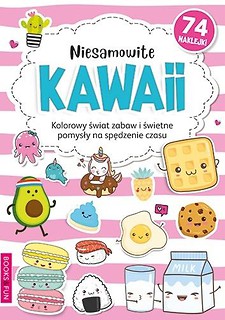 Kolorowanka z naklejkami - Niesamowite Kawaii