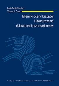 Mierniki oceny bieżącej i inwestycyjnej...