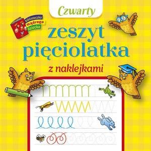 Czwarty zeszyt pięciolatka z naklejkami