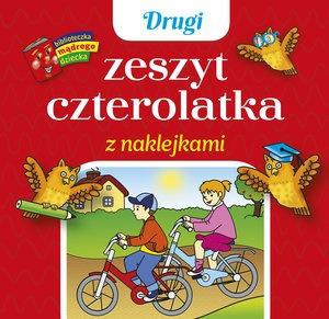 Drugi zeszyt czterolatka z naklejkami