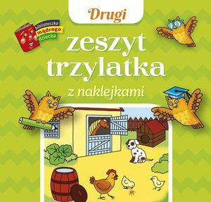 Drugi zeszyt trzylatka z naklejkami