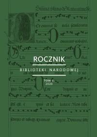 Rocznik Biblioteki Narodowej T.LI 2020