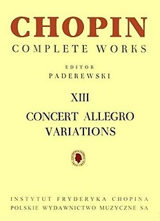 Chopin Complete Works XIII Concert Allegro...