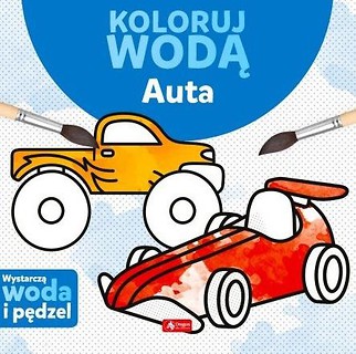 Koloruj wodą. Auta